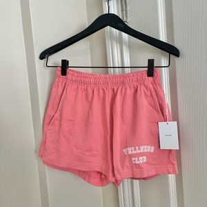 Sporty and Rich - Wellness Club Shorts in Dahlia (size S)